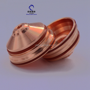 Pièces de rechange pour <span class=keywords><strong>découpe</strong></span> <span class=keywords><strong>plasma</strong></span> HYPERTHERMS HPR260/130 : Capuchon de protection, bouclier, électrode, buse, anneau tourbillonnant - Product Image 4