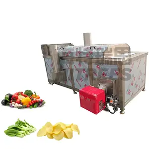 Excellent Quality Continuous Vegetable Pre-cooking Blanching Machine/Blancher Machine For Vegetables