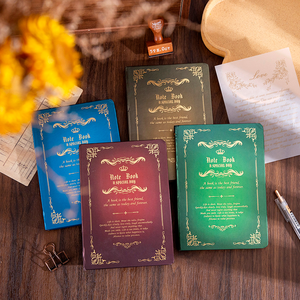 <span class=keywords><strong>Cuaderno</strong></span> <span class=keywords><strong>de</strong></span> Tapa Dura Estilo Mágico MAD59, Diario Retro con Encuadernación <span class=keywords><strong>de</strong></span> Alambre para Estudio, Regalo Creativo - Product Image 3