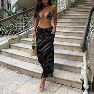 Traje <span class=keywords><strong>de</strong></span> Baño <span class=keywords><strong>de</strong></span> 3 Piezas <span class=keywords><strong>de</strong></span> Alta Calidad para Mujer, Bikini, Ropa <span class=keywords><strong>de</strong></span> Playa, Blusa con Cordones y Tie-Dye, Traje <span class=keywords><strong>de</strong></span> Baño Sexy - Product Image 1