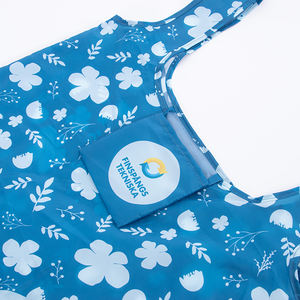 Fourre-tout flexible es poliéster saco de cursos de compras flexible et reutilisable... recyclage - Product Image 3