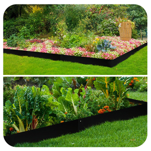 Borde de jardín de acero corten dentado negro de 6 pulgadas para macizos de flores Suministro de fábrica - Product Image 1