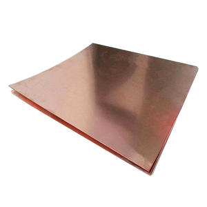 Feuille de cuivre pur T1 T2 C11000 C11300 C11500 sans oxygène, plaque de cuivre de haute pureté - Product Image 1