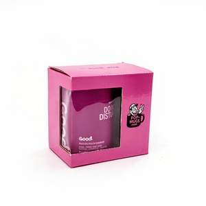 Caja de Cartón Rosa para Regalos de Cumpleaños, Caja de Regalo Personalizable de Alta Gama con Ventana de PVC, Ecológica - Product Image 6