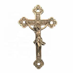 树脂墙十字家居装饰耶稣钉在十字架上，用于礼品和挂饰