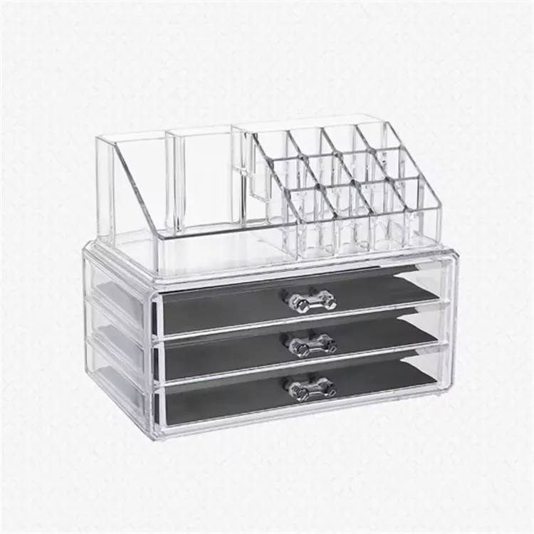 Clear Acrylic Cosmetic Brush Lipsticks Stand Holder Cosmetic Organizer for Bathroom Dressing Table