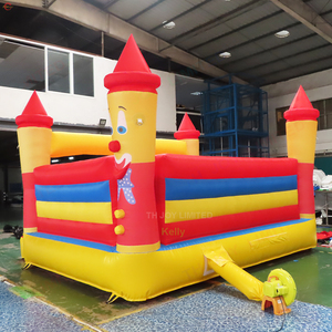 Casa di salto gonfiabile gonfiabile a tema Clown Premium con spedizione gratuita acquista ora il tuo castello di rimbalzo - Product Image 3