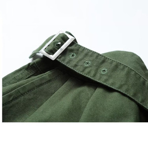 <span class=keywords><strong>Pantaloni</strong></span> Gurkha a Vita Alta con Fibbia Laterale, <span class=keywords><strong>Pantaloni</strong></span> Casual <span class=keywords><strong>Verde</strong></span> Oliva, Beige, <span class=keywords><strong>Kaki</strong></span> per l'Estate - Product Image 5