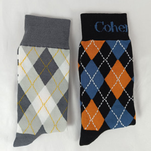 Chaussettes en coton jacquard tricoté à motif dessin animé hivernal, 100 % coton, personnalisables pour usage quotidien – CONCEPTION ET MAQUETTE GRATUITES - Product Image 5