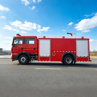 Camion-citerne de pompier de secours robuste 5001, réservoir d'eau et de mousse de 7000 L, pompe haute pression, diesel 150-250 CV, 4x2, urgence