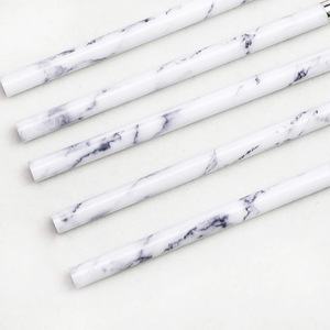 5Pcs Marble Handle Silicone Nail Art Carving Embossing Pen Set Flat <b>Glue</b> Tip for 3D Gel Sculpting - Product Image 4