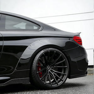 ग्रायोफॉक्स जाली मिश्र धातु रीम्स कस्टम डीप कंगुफा व्हील ग्रे चमकदार काले 5x120 17- 22 इंच 112 5x17- 22 इंच के पहियों - Product Image 4