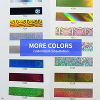 Autocollants personnalisés brillants BOTU à effet laser, imperméables, autocollants en vinyle à impression UV, autocollants à transfert à froid, étiquettes de logo
