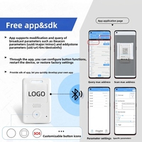 IBeacon Eddystone, Baliza Bluetooth, Estación Base de Posicionamiento, Rastreo de Personal en Tiempo Real, NFC, Insignia de Trabajo Inteligente Recargable, Bajo Consumo