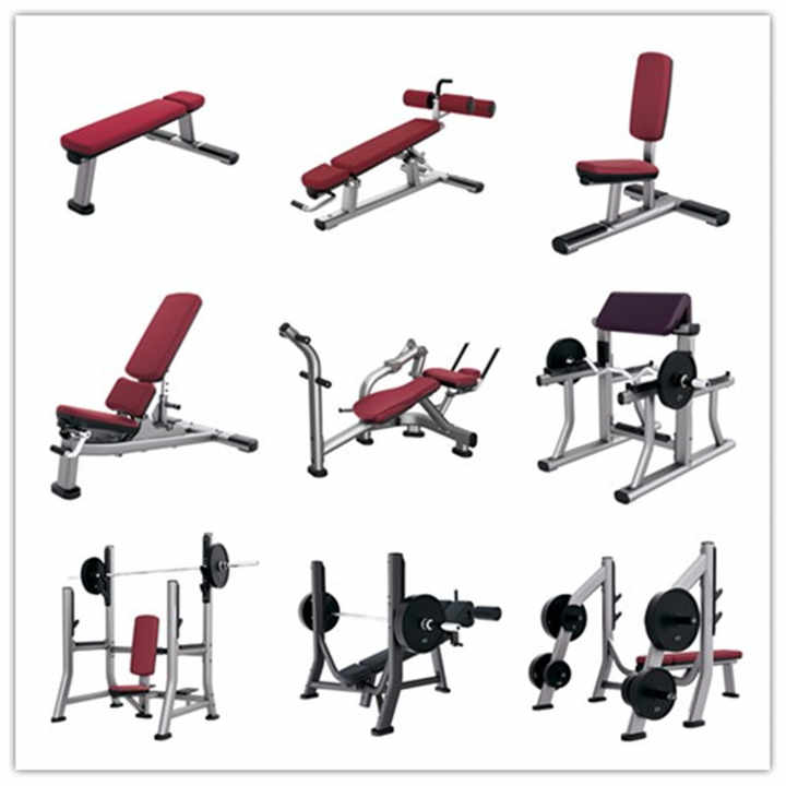 Adjustable Multi-Functional Gym Rack Commercial Dumbbell Stool ...