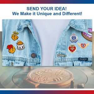 クラウンハットピンカスタムゴールドラインストーンクラウンブローチラペルピン - Product Image 2