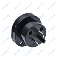 Adaptateur de prise secteur universel 3 broches AU/NZ, prise de voyage Nouvelle-Zélande/Australie, convertisseur de prise US/UK/EU vers AU/NZ