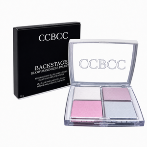 Paleta de maquillaje facial multiusos con 4 tonos brillantes, 10g, iluminador, rubor, contorno, sombra de ojos, todo en uno, paleta de polvos faciales - Product Image 6