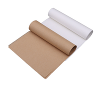 Vente en gros de napperons jetables enduits de couleur naturelle originale A4 sac alimentaire pour sandwich pain logo imprimable résistant à l'huile