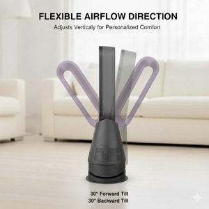 Hot Selling 3-in-1 Bladeless <b>Fan</b> Heater With Filter Air Purifier for Home Use Bladeless <b>Fan</b> - Product Image 6