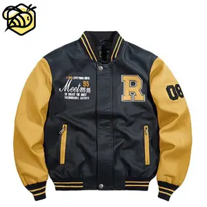 Áo Khoác Letterman Ngoại Cỡ Thiết Kế Áo Khoác Varsity Cỡ Lớn Chaqueta Beisbolera Hombre 4XL