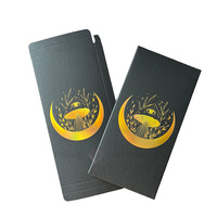Boîte d'emballage en papier kraft noir mat holographique pour barres chocolatées, pliable, recyclable, pour cadeaux alimentaires, vente en gros, emballages en aluminium