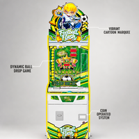 Machine à prix à monnayeur pour billets et cadeaux, à retour sur investissement élevé, pour centre de jeux, avec balles de football flash, direct usine