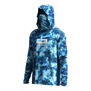 Sweat à capuche pour <span class=keywords><strong>homme</strong></span>, imprimé camouflage par sublimation, imperméable, séchage rapide, respirant, antibactérien, UPF50+, 100% polyester - Product Image 6