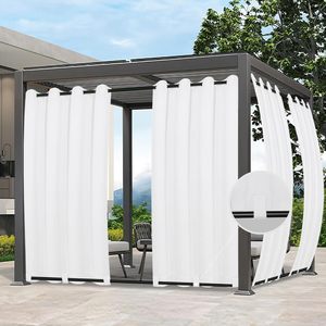 <span class=keywords><strong>Cortinas</strong></span> <span class=keywords><strong>para</strong></span> exteriores DaiRui, <span class=keywords><strong>cortinas</strong></span> exteriores opacas impermeables <span class=keywords><strong>para</strong></span> <span class=keywords><strong>porche</strong></span>, Pabellón, Gazebo, resistente a la intemperie, resistente al viento - Product Image 1