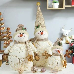 Muñeco de Nieve Navideño de Peluche, Decoración Navideña para Interiores, Juego Familiar - Product Image 2