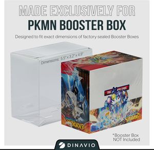 Wholesale Crystal Clear PET Booster <b>Box</b> Case Acid Free Protector for Trading Card Collectors - Product Image 2