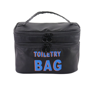 On Demand Printing Large Capacity PU Leather Double-layer Multifunctional Storage <b>Bag</b> Portable Zipper Closure Customized <b>Bag</b> - Product Image 1