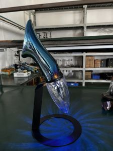 2025 New Arrival 74cm công nghệ cao thiết kế độc đáo gốm thủy tinh nhôm Bee hookah Shisha sang trọng hookah Set - Product Image 2