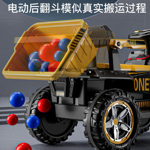 Voiture jouet excavatrice électrique pour enfants, tout-terrain, avec lumières et télécommande - Product Image 4