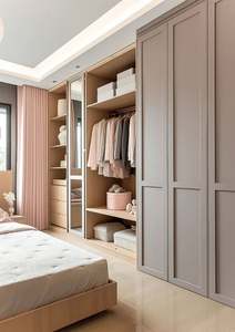 Armoire simple en bois de haute qualité, meubles de chambre à coucher, fabrication sur mesure - Product Image 4