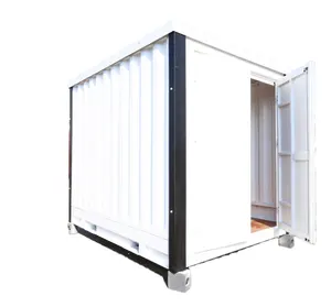 Storage Container House 10ft 12ft 16ft Outdoor portable folding Structure Metal Garden Tools shop Storage Sheds