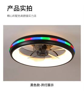 Ventilador de Techo Metálico de 5 Aspas para Comedor, Diseño Moderno con LED Ajustable de 3000K/4000K/6500K, Motor de CC de 6 Velocidades y Control por Aplicación - Product Image 6