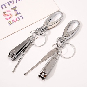 2441 DIY OEM Pendentif porte-clés en alliage de zinc, porte-clés de voiture, cure-oreille, outil à ongles pour kit de pinces - Product Image 2