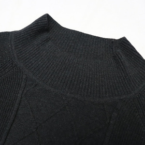 Shinesia <span class=keywords><strong>uomo</strong></span> finto collo di tartaruga Pullover maglieria all'ingrosso personalizzato di alta qualità <span class=keywords><strong>cotone</strong></span> dolcevita cavo <span class=keywords><strong>maglia</strong></span> Polo maglione - Product Image 3