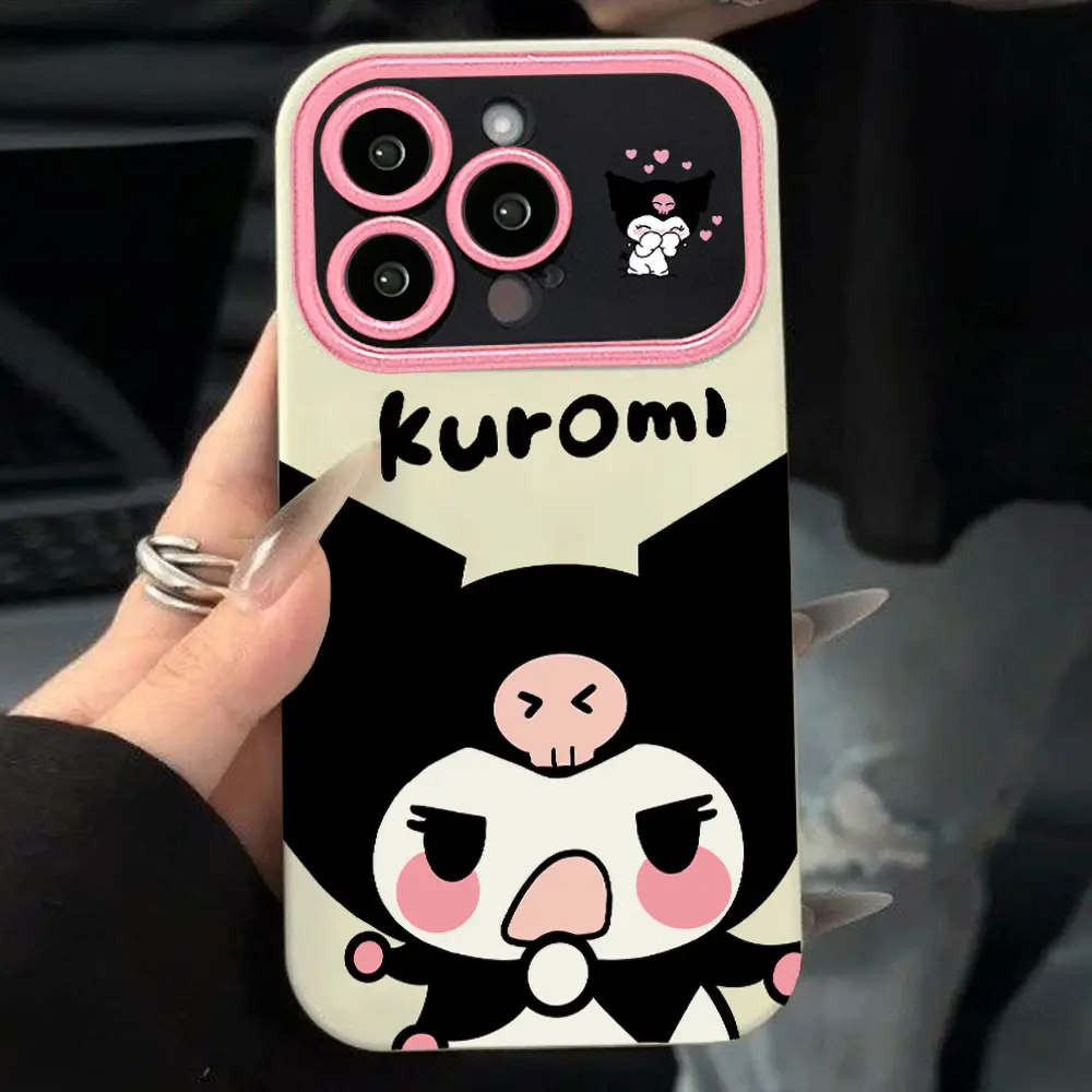 Netter Kuromi Cartoon für neue Apple 15 14 13 12 11 ProMax Phone Case mit Premium stoß fester Soft Case