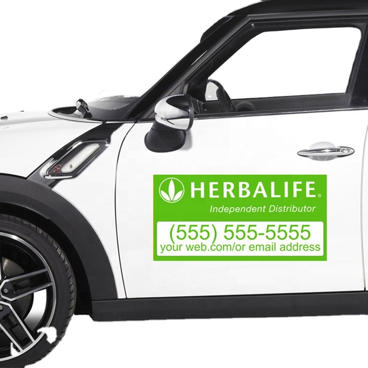 Высококачественный Съемный Виниловый Магнит для двери автомобиля с цифровой печатью