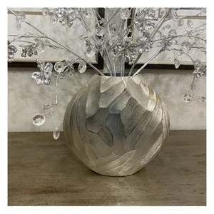 Best Quality Aluminium <b>Table</b> Flower Vase for Home Decor 2024 Newest Design Aluminium Nickel Plated Trumpet Floor Vases for Decor - Product Image 1