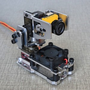 Soporte de Inclinación y Giro Servo de Doble Eje para Seguimiento de Cabeza FPV, Kit de Gimbal para Cámara Aérea para Dron RC, Juguete STEM 2 K22 - Product Image 3
