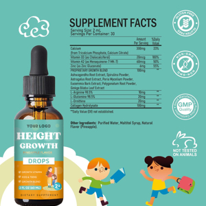 Premium <strong>Height</strong> Tall Liquid Drops <strong>Height</strong> <strong>Booster</strong> Drops for Kids Strong Healthy &amp; Development Support Supplement - Product Image 3