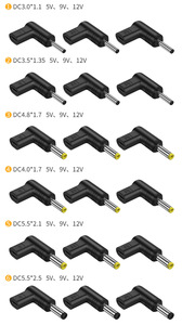 PD <strong>Adapter</strong> <strong>Plug</strong> Converter <strong>USB</strong> Type C Female <strong>to</strong> 7.4 X 5.0mm 4.5 X 3.0mm 5.5 X 2.5mm Male Laptop Dc Output Jack Pin Connector - Product Image 2