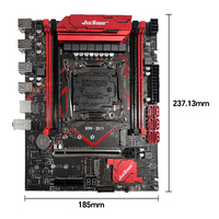 JIESHUO X99 LGA 2011-V3 Micro ATX Motherboard 4 Channel DDR4 Intel XEON E5 V3/V4 CPU untuk Desktop PC Server Mainboard Slot M.2