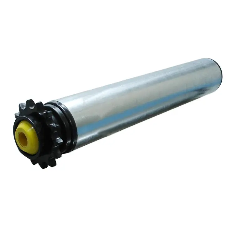 Stainless Steel Conveyor Roller With Single/Double Sprocket