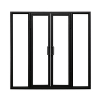 Grilles de fenêtre en métal carrées avec cadre noir, Design pour hôtel et appartement, Offre Spéciale