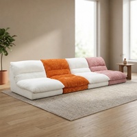 Canapé modulaire sectionnel confortable et de qualité supérieure, compressé sous vide, design moderne, pour hôtel et appartement