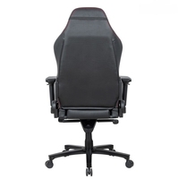 Chaise de Gaming Ergonomique à Dossier Haut en Cuir PU avec Massage 4D Rafraîchissant, Base Pivotante en Métal, Réglage de Hauteur à Gaz 4 Positions, Silla Gamer